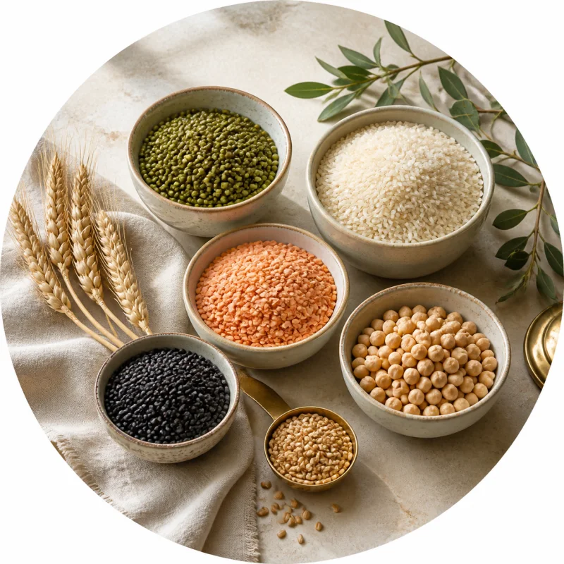Grain, Pulses & Dals